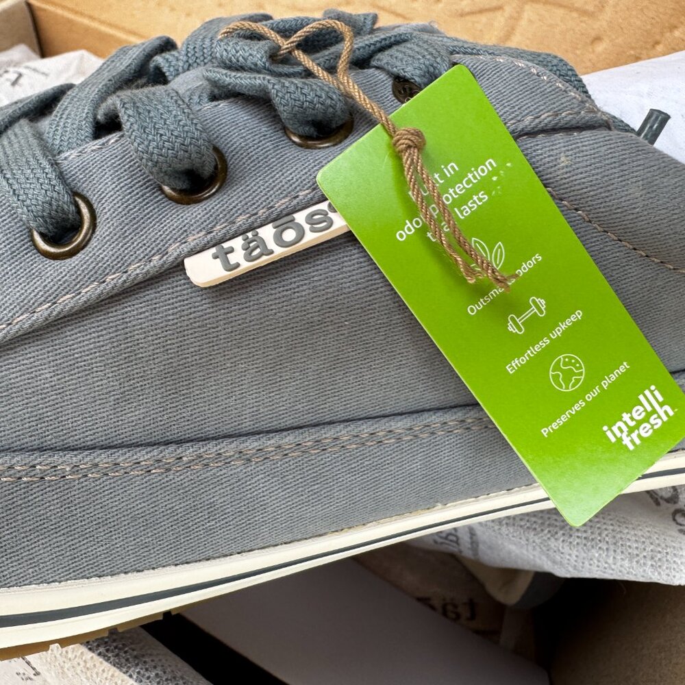 Taos Blue Canvas Shoes - Picture 4 of 10